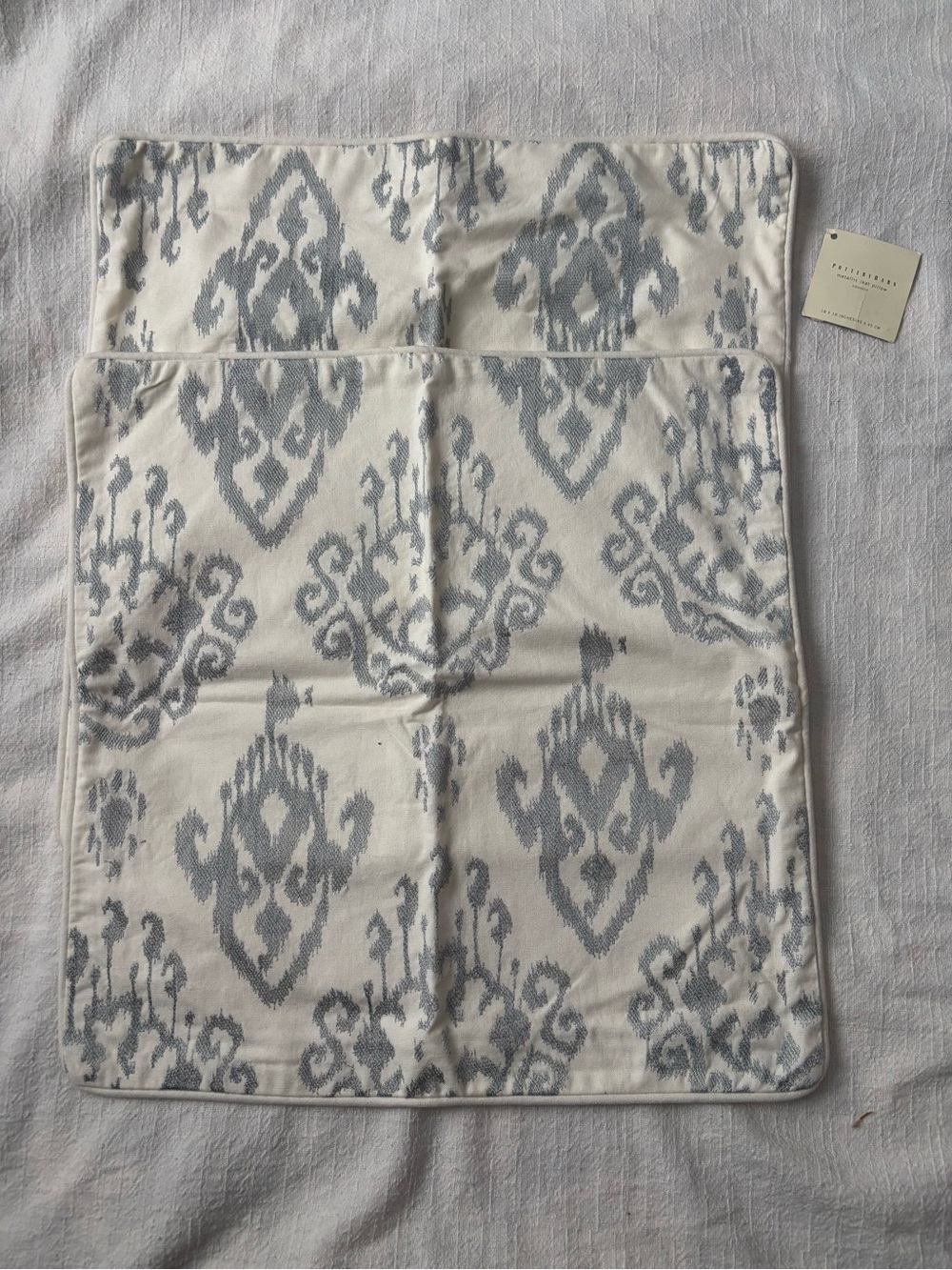 Pottery Barn Pair of Square Pillowcases for Sofa or Couch
